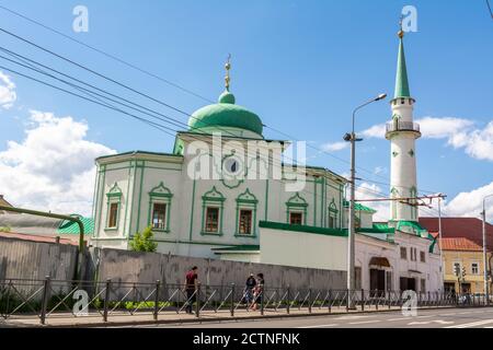 Kazan, Russia – June 28, 2017. Nurullah mosque in Kazan, Russia. Stock Photo