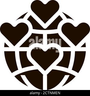 Universe Volunteers Support Vector Icon Stock Vector
