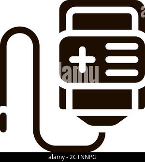 Volunteers Support Bottle Vector Icon Stock Vector