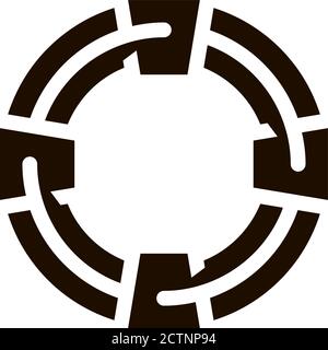 Volunteers Support Life Saver Vector Line Icon Stock Vector