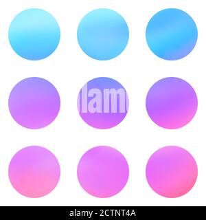 Abstract pink blue violet color circle gradient blur background illustration vector Stock Vector