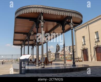 PORTICI, ITALY - 2020 - Old hystoric Station of Pietrarsa Railway National Museum Stock Photo