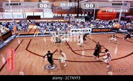 And 1 Streetball - Sony Playstation 2 PS2 - Editorial use only Stock Photo