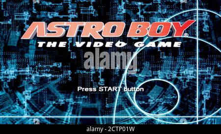 Astro Boy The Video Game - Sony Playstation 2 PS2 - Editorial use only Stock Photo