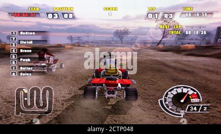 ATV Off Road Fury 4 - Sony Playstation 2 PS2 - Editorial use only Stock Photo