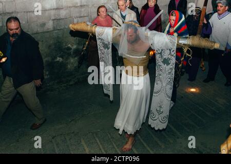 religious ritual los empalaos - the empaled - takes place in Valverde ...