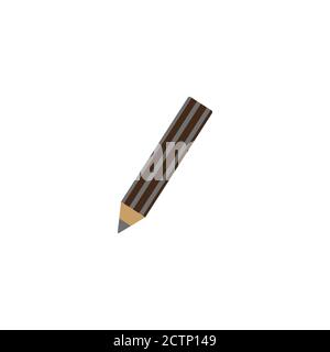 Pencil tool, text icon. Simple glyph vector of text editor set icons for UI and UX, website or mobile application Stock Vector