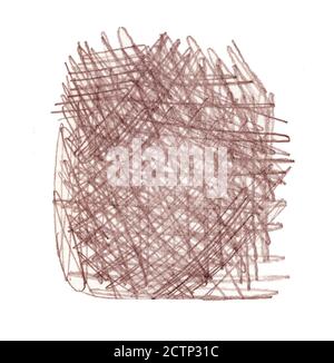 Grunge graphite pencil textured background on white paper Stock Photo