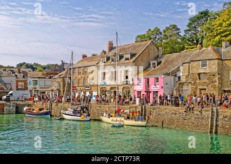 Padstow harbour, North Cornwall, England. Stock Photo