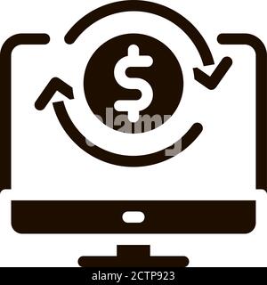 Money Account Verification Vector Icon Stock Vector