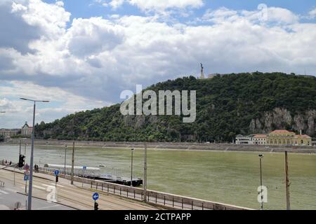 Budapest, Hungary - 10/07/2020: View of the streets of the city of Budapest, Hungary Stock Photo