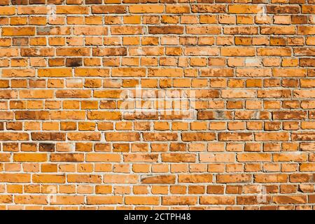 Aged Old Brick Wall Brown Color of Textured Grungy Background. Vector Illustration Stock Vector