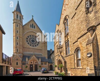 OXFORD CITY ENGLAND ST.ALOYSIUS CATHOLIC CHURCH IN ST. GILES Stock Photo