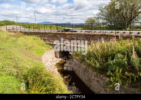 Long distance walking on the Rob Roy Way between Drymen and Aberfoyle, Stock Photo