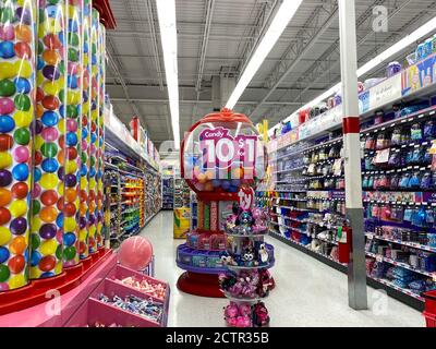 Orlando,FL/USA-1/23/20:  A candy and toy aisle at a Party City in Orlando, Florida. Stock Photo