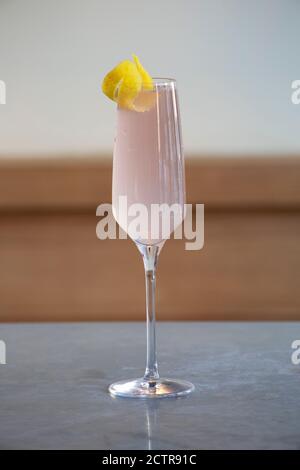 Champagne Cocktail Stock Photo