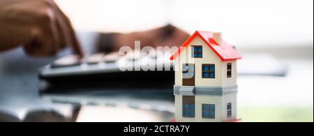 Home Appraiser Appraisal. Real Estate House Tax Stock Photo