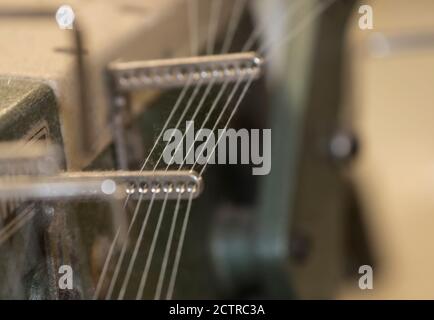 yarn in different colors for sewing and tailoring, design and fashion Stock Photo