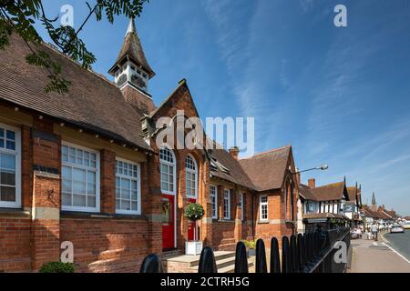 The old school in Henley-in-Arden is a small town in Warwickshire, England. Stock Photo