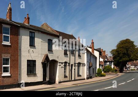 Street in Henley in Arden, a small town in Warwickshire,England. Stock Photo