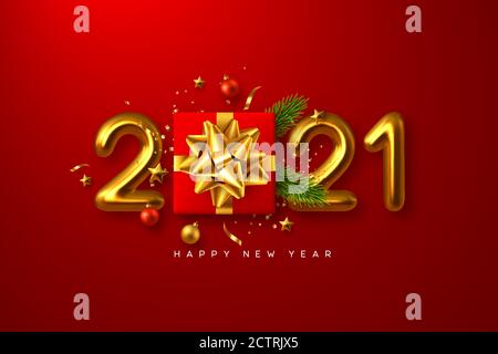 2021 Happy New Year. Stock Vector