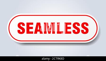 seamless sign. rounded isolated sticker. white button Stock Vector ...