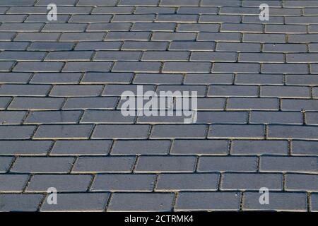 Abstract gray paving slab texture background. Close-up Stock Photo