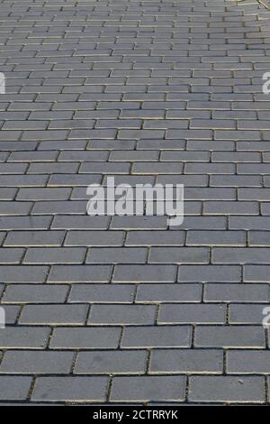 Abstract gray paving slab texture background. Close-up Stock Photo