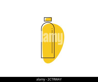 drinking bottles Icon on white background in vector illustration Stock Vector