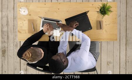 Two software developers working on a new project Stock Photo