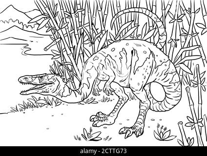 coelophysis drawing