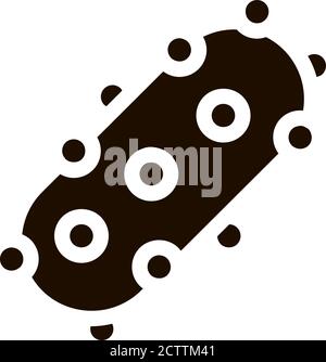 Virus Pathogen Element Vector Sign Icon Stock Vector