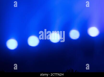 circle or round shaped object, pattern and texture in lighting Stock Photo