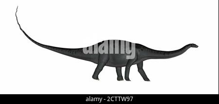 Apatosaurus dinosaur - 3D render Stock Photo