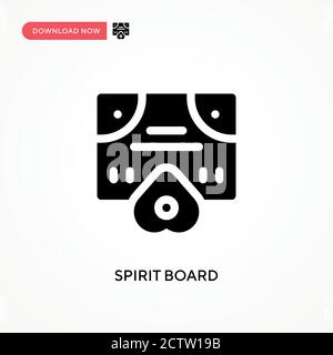 Spirit board vector icon. . Modern, simple flat vector illustration for web site or mobile app Stock Vector