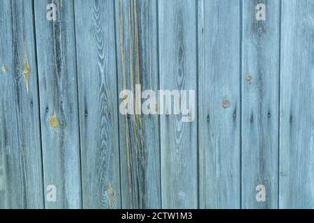 Close-up of old worn blue vertical wood panels, stripes, wood Texture Stock Photo