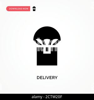 Delivery vector icon. . Modern, simple flat vector illustration for web site or mobile app Stock Vector