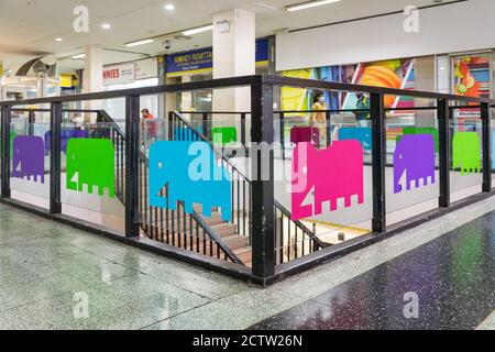 Interior views of the Elephant and Castle Shopping Centre, London, on its last day, as it closes after 55 years Stock Photo