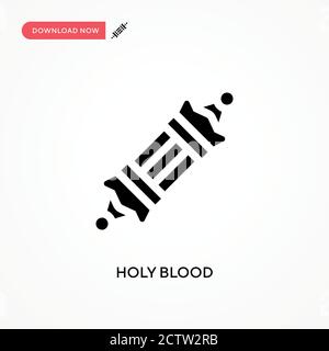 Holy blood vector icon. . Modern, simple flat vector illustration for web site or mobile app Stock Vector