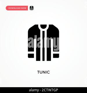 Tunic vector icon. . Modern, simple flat vector illustration for web site or mobile app Stock Vector