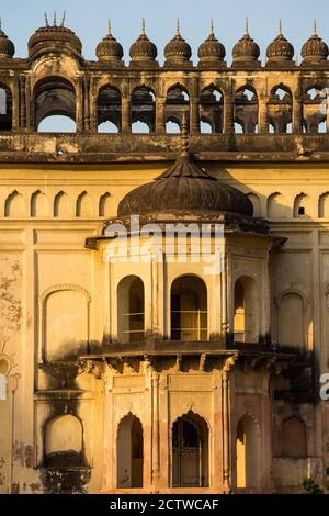 India, Uttar Pradesh, Lucknow, Bara Imambara complex, Bada Imambara (Main Building) Stock Photo