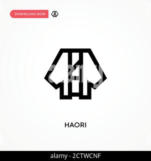 Haori Simple vector icon. Modern, simple flat vector illustration for ...