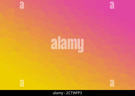 Bright Yellow & Purple Low Poly Gradient Crystallize Background Illustration Stock Photo