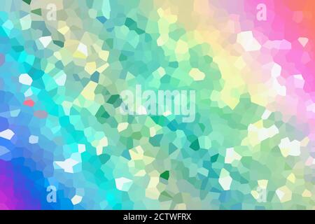Bright Low Poly Gradient Crystallize Background Illustration Stock Photo