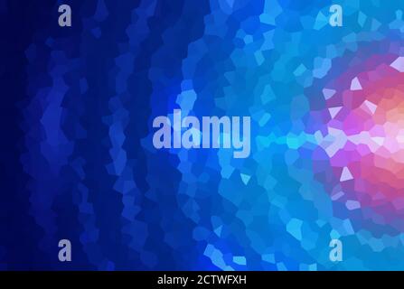 Crystallized Digital Low Poly Space Concept Background Illustration Stock Photo