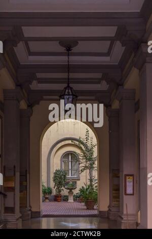 ROME, ITALY - 2014 AUGUST 18. Street view of architecture details. Stock Photo