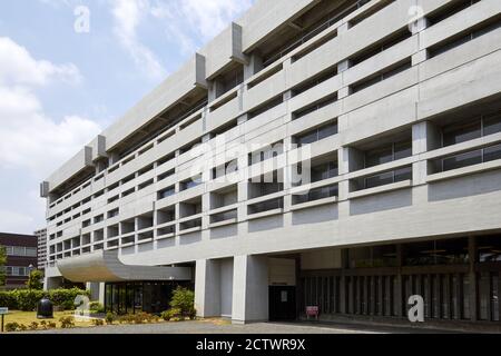 Kurashiki City Art Museum, former Kurashiki City Hall (Tange Kenzo, 1960); Okayama Prefecture, Japan Stock Photo