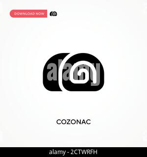 Cozonac vector icon. . Modern, simple flat vector illustration for web site or mobile app Stock Vector