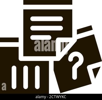 Paper Question And Exclamatory Sign Agile Vector Stock Vector