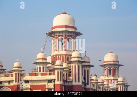 India, Uttar Pradesh, Lucknow, Railway station Stock Photo